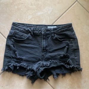 aeropostale high waisted shorty shorts